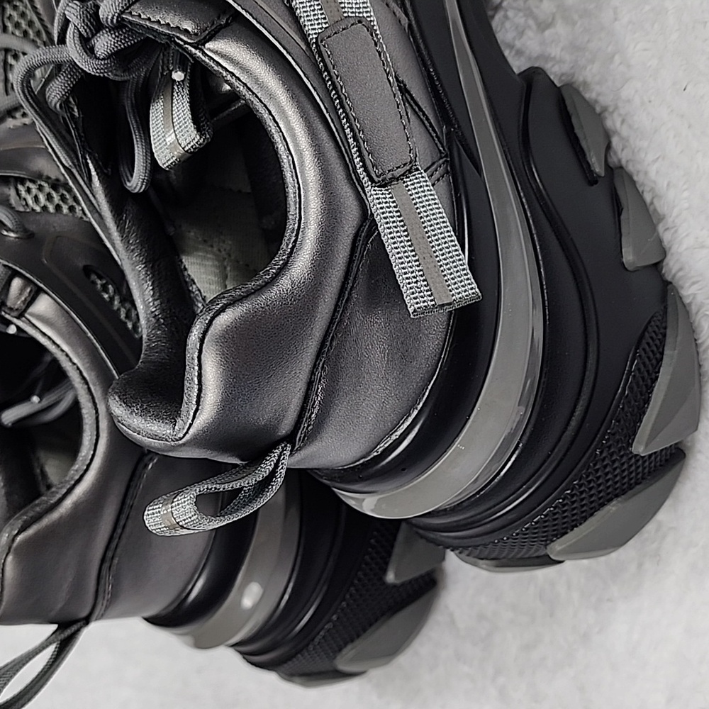 Asos Design Chunky Sneakers In Gunmetal - Picture 6 of 15